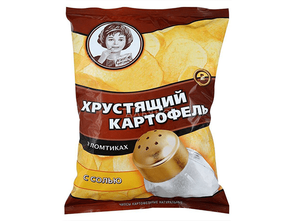 Картофельные чипсы "Девочка" 40 гр. в Ангарске