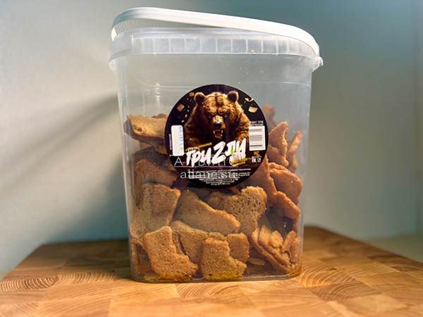 Ведро Ржаные гренки с чесноком в Ангарске