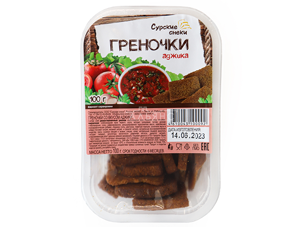 Сурские гренки с Аджикой (100 гр) в Ангарске