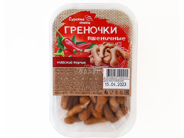 Сурские гренки Тайский перчик (100 гр) в Ангарске