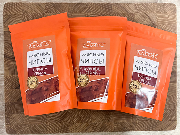 Мясо (АЛЬЯНС) вяленое курица "Гриль" 50 гр. в Ангарске