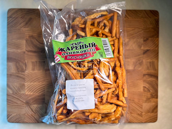 Жареный сыр "ВКУСНЯШКА" (Оливковый) 500гр. в Ангарске