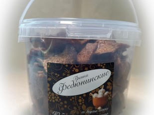 Сурские гренки Камчатский краб (100 гр): Гренки 