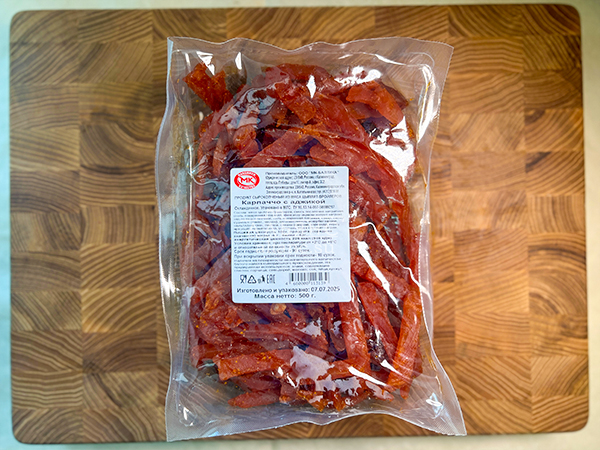 Продукт из мяса птиц "КАРПАЧЧО с АДЖИКОЙ" с/к "ООО БАЛТИКА" (Калининградская обл.) в Ангарске