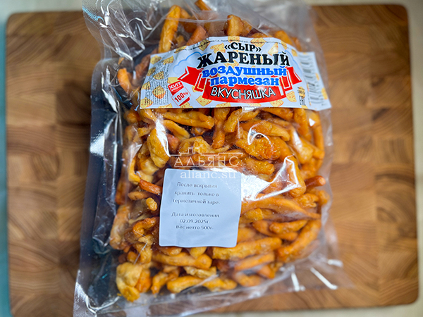 Жареный сыр "ВКУСНЯШКА" со вкусом пармезан (500 гр) в Ангарске