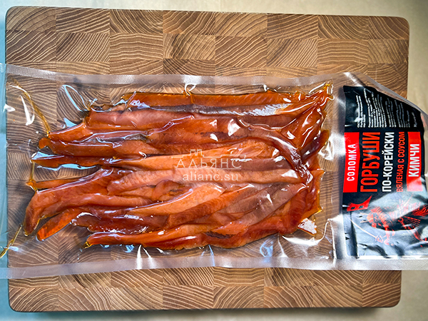 Горбуша соломка по-корейски в Ангарске