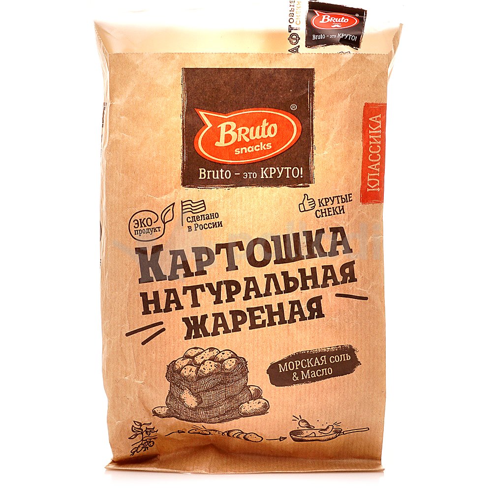 Картофель «Бруто» с солью 70 гр. в Ангарске