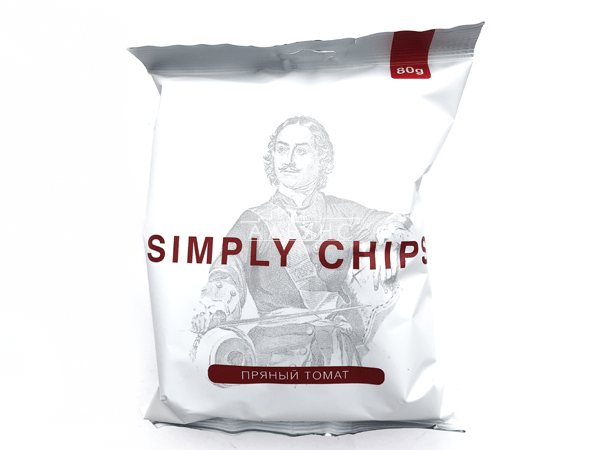 Картофельные чипсы "Simple chips" Пряный томат 80 гр. в Ангарске